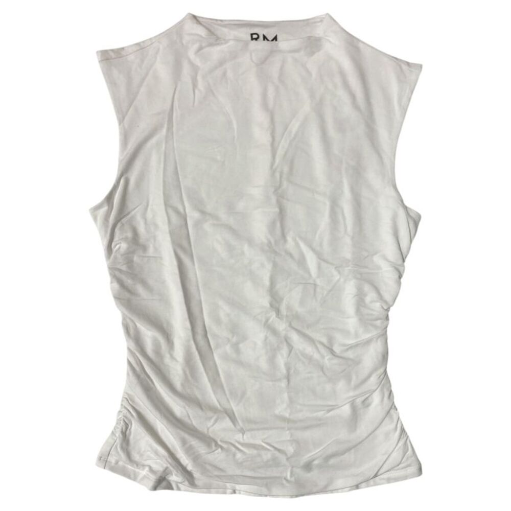 RM by Rebecca Minkoff Women's Soft Mock Neck Tank Top - White